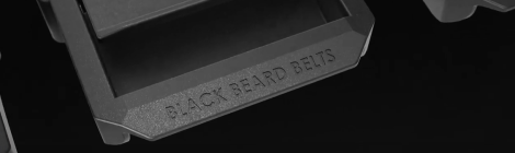 Black Beard Belts Ranger Gun Belt